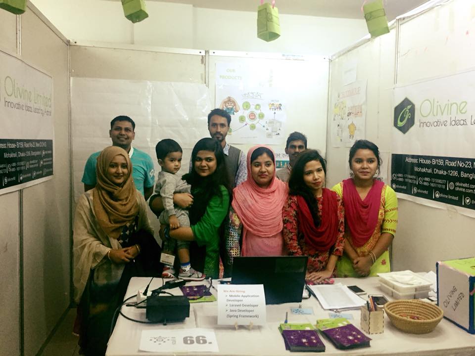 AIUB Job Fair, Olivine store visit